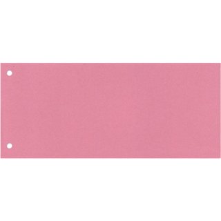 Trennstreifen, Karton (RC), 190 g/m, 24 x 10,5 cm, rosa