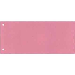 Trennstreifen, Karton (RC), 190 g/m, 24 x 10,5 cm, rosa