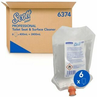 Toilettensitz- und Oberfl�chenreiniger Scott 6374, 400ml, 6 St�ck