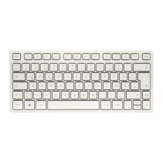 Cherry JK7100DE0 KW 7100 Mini, Bluetooth Multi-Device Kompakttastatur, wei