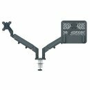 LEITZ Monitorschwenkarm Ergo 6538-00-89, Dual, fr...