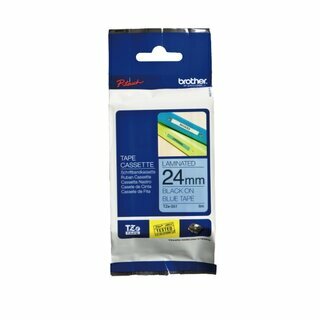 Schriftband Brother TZE-551, Breite: 24mm, laminiert, schwarz auf blau