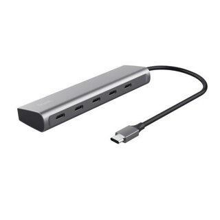 Trust 25136 Halyx 5-Port USB-C Hub, silber