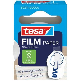 Tesa 59211 Klebefilm auf Papierbasis, FSC, 19mmx10m,...