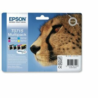 Tintenpatrone Epson T071540 4 St�ck (schwarz/cyan/magenta/gelb)