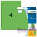 Ordner-Etiketten Herma 5099, kurz / breit, gr�n, 80 St�ck