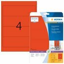 Ordner-Etiketten Herma 5097, kurz / breit, rot, 80 St�ck