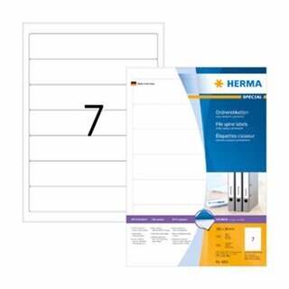 Ordner-Etiketten Herma 4283, kurz / schmal, wei�, 700 St�ck