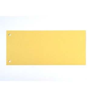 Trennstreifen, Kurze Ausführung, 190g/m², 22x10,5cm, gelb...