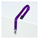 Avery Zweckform 4842 RPET Lanyard, 440x15mm, Lila, 10 Stck