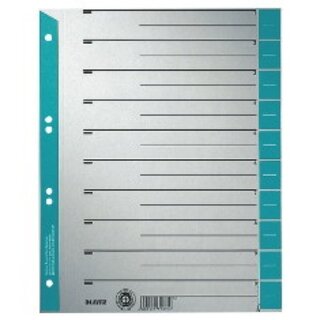 Trennblätter Leitz 1652, A4, hellblau, 100 Stück