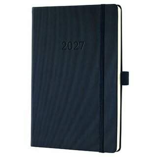 Sigel Buchkalender C2614, Conceptum, Notizkalender, 1W/2S, Hardcover, A5, 2027