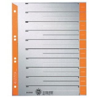 Trennblätter Leitz 1652, A4, orange, 100 Stück