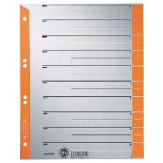 Trennbltter Leitz 1652, A4, orange, 100 Stck