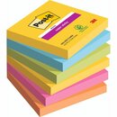 Haftnotizen Post-it� 76 x 76 mm, Carnival, sortiert, 6 x...
