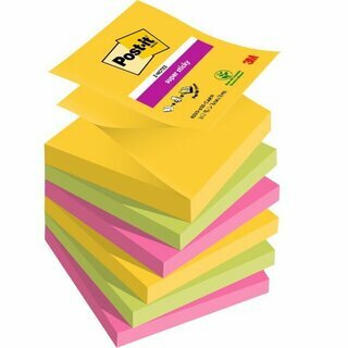 Haftnotizen Post-it Super Sticky Z-Notes R3306SR, 76x76...