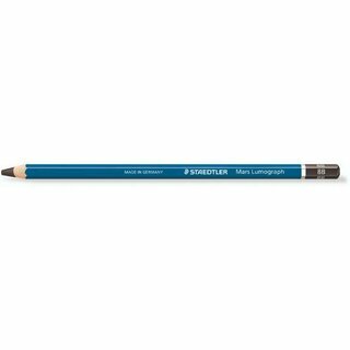 STAEDTLER� Lumograph Graphit-Bleistift 100-8B, Blauer Sechskantschaft
