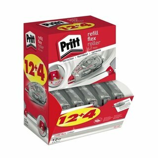 Korrekturroller Pritt PRR4M, nachf�llbar, 12mx4,2mm, 12+4 St�ck