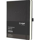 Sigel Buchkalender C2604, Conceptum, 1T/1S, Hardcover,...