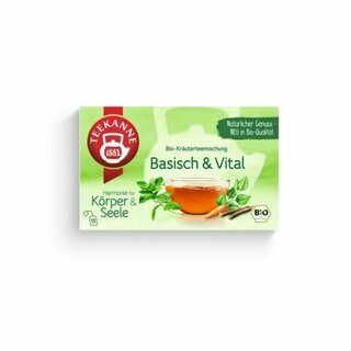 Teekanne Bio Tee Basisch Und Vital , 18 Stck