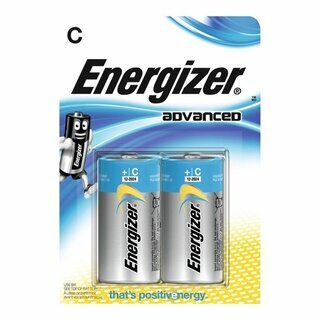 Batterie Energizer 638900, Baby, LR14/C, 1,5 Volt, Advanced, 2 St�ck