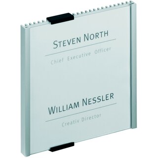 Trschild Durable Info Sign 4802, 149 x 1148,5mm, Aluminium, silber