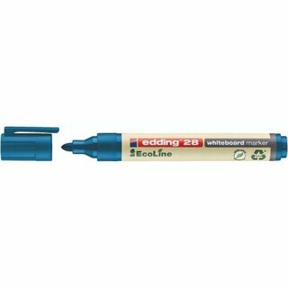 Boardmarker edding 28 EcoLine, Rundspitze, Strichst�rke: 1,5-3mm, blau