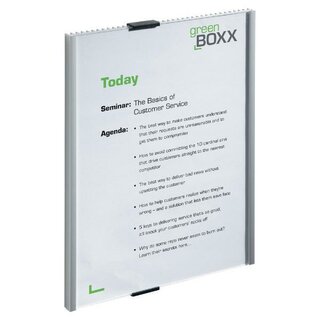 Türschild INFO SIGN, Schild B x H: 210x297mm, silb,...