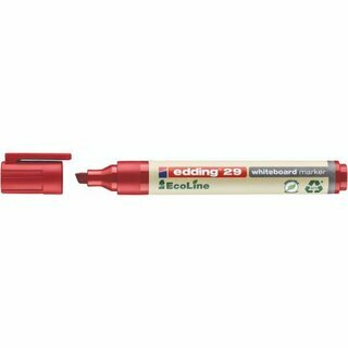 Boardmarker edding 29 EcoLine, Keilspitze, Strichst�rke: 1-5mm, rot
