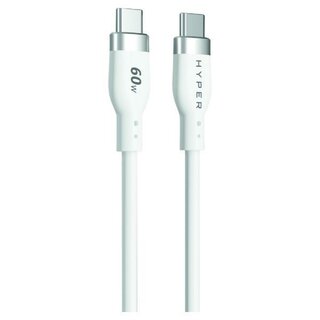 Hyper USB-C Silikonladegert 1.5m, wei