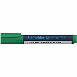 Boardmarker Schneider Maxx 293, Keilspitze, Strichst�rke: 2+5mm, gr�n