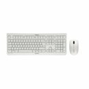 Cherry JD-0710DE-0 Dw3000 Maus/Tastatur Set Qwertz wei�/grau