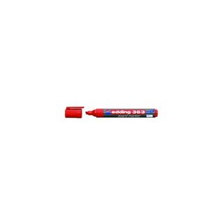 Boardmarker 363, Keilspitze, 1 - 5 mm, Schreibf.: rot