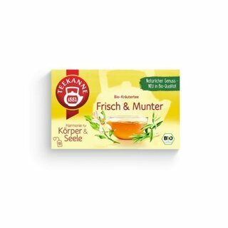 Teekanne Bio Tee Frisch Und Munter, 18 Stck