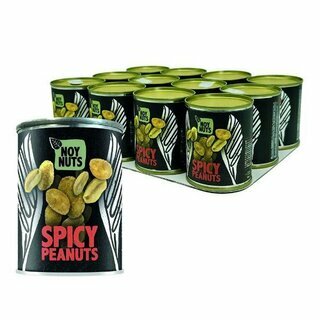 Bx12 Noynuts Spicy Peanuts, 12 Packungen je 60G