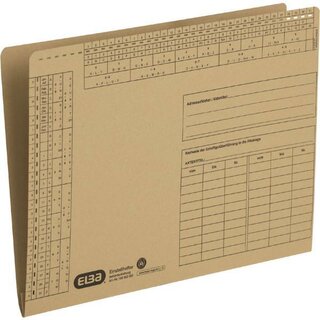 Elba 100552000 Einstellhefter, A4, Natron-Karton,...