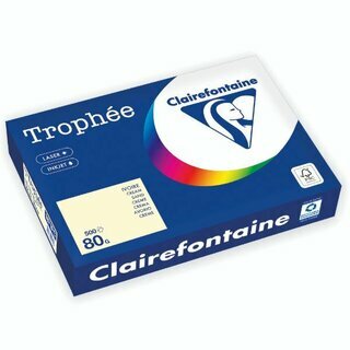 Farbpapier - Trophee - 1871C - A4 - 80 g/m� - matt  - elfenbein - 500 Blatt