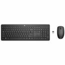 HP 1Y4D0UT 235 Tastatur Maus-Set, kabellos, schwarz