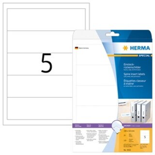 Ordner-Etiketten Herma 5032, f�r breite Ordner, zum...