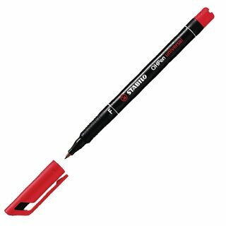 OHP-Stift Stabilo 843 M, wasserfest, Strichst�rke: 1mm, rot