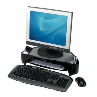 Monitorst�nder Fellowes 8020801 Smart Suites Plus,Tragf�higkeit bis 10kg,schwarz