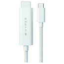 Hyper Adapter von USB-C auf HDMI-Kabel, 4K, wei