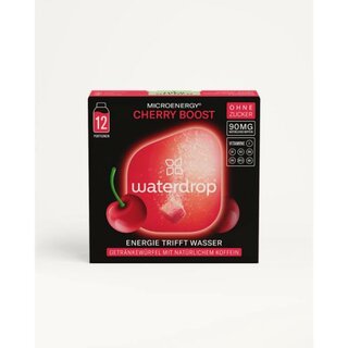 Waterdrop Microenergy Cherry Boost, 6 Packungen je 12...