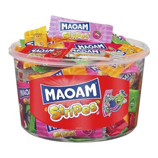 Maoam Kaubonbon Mix Mini Stripes, 100 einzeln verpackte...