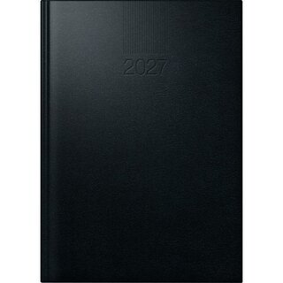 Rido-Ide Buchkalender 7028903906 Roma 1, 1T/1S, 14,2 x 20cm, schwarz, 2027