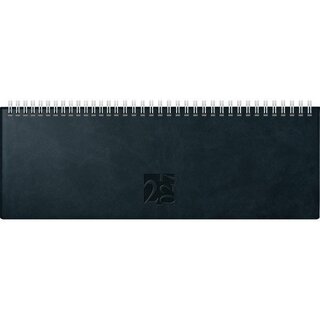 Rido-Ide Tischquerkalender 7031702906 AC, 1W/2S, 29,7 x 10,5cm, schwarz, 2027