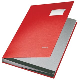 Unterschriftsmappe Leitz 5700, 20 Fächer, PP-kaschierter...