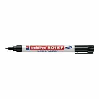 Labormarker edding 8015F, Rundspitze, Strichst�rke: 0,75mm, schwarz