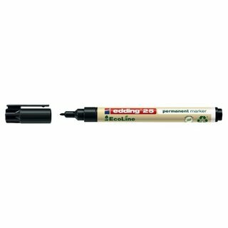 Permanentmarker edding 25, Rundspitze, Strichst�rke: 1mm, schwarz