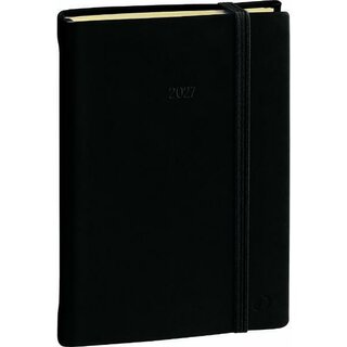 Quo Vadis Minister Prestige 286521Q, 1W/2S, 16 x 24cm, Kunstleder schwarz, 2027